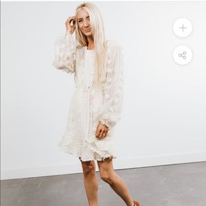 Stevie dress. Ivory cream color.